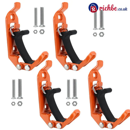 🛠️ Heavy Duty Metal Rubber Shovel Mount Kit - ORANGE / 2 PACKS(4 PCS)❤️
