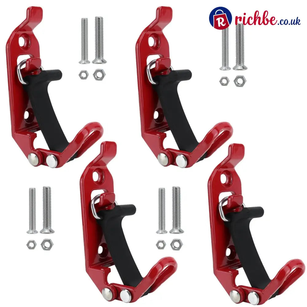 🛠️ Heavy Duty Metal Rubber Shovel Mount Kit - RED / 2 PACKS(4 PCS)❤️