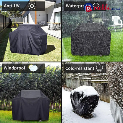 🍖 Heavy-Duty Waterproof BBQ Grill Cover – UV-Resistant Weatherproof & Perfect for Protecting Your Grill Year-Round 🛡️