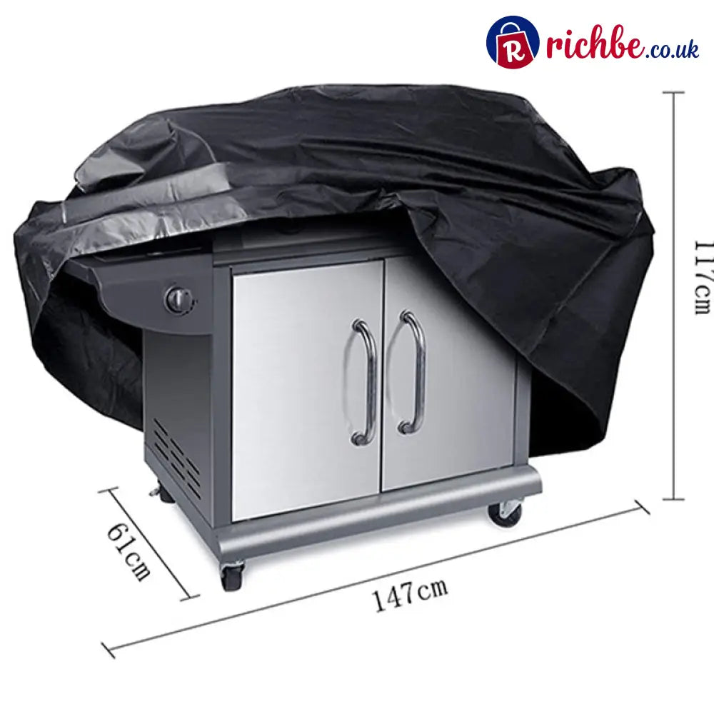 🍖 Heavy-Duty Waterproof BBQ Grill Cover – UV-Resistant Weatherproof & Perfect for Protecting Your Grill Year-Round 🛡️