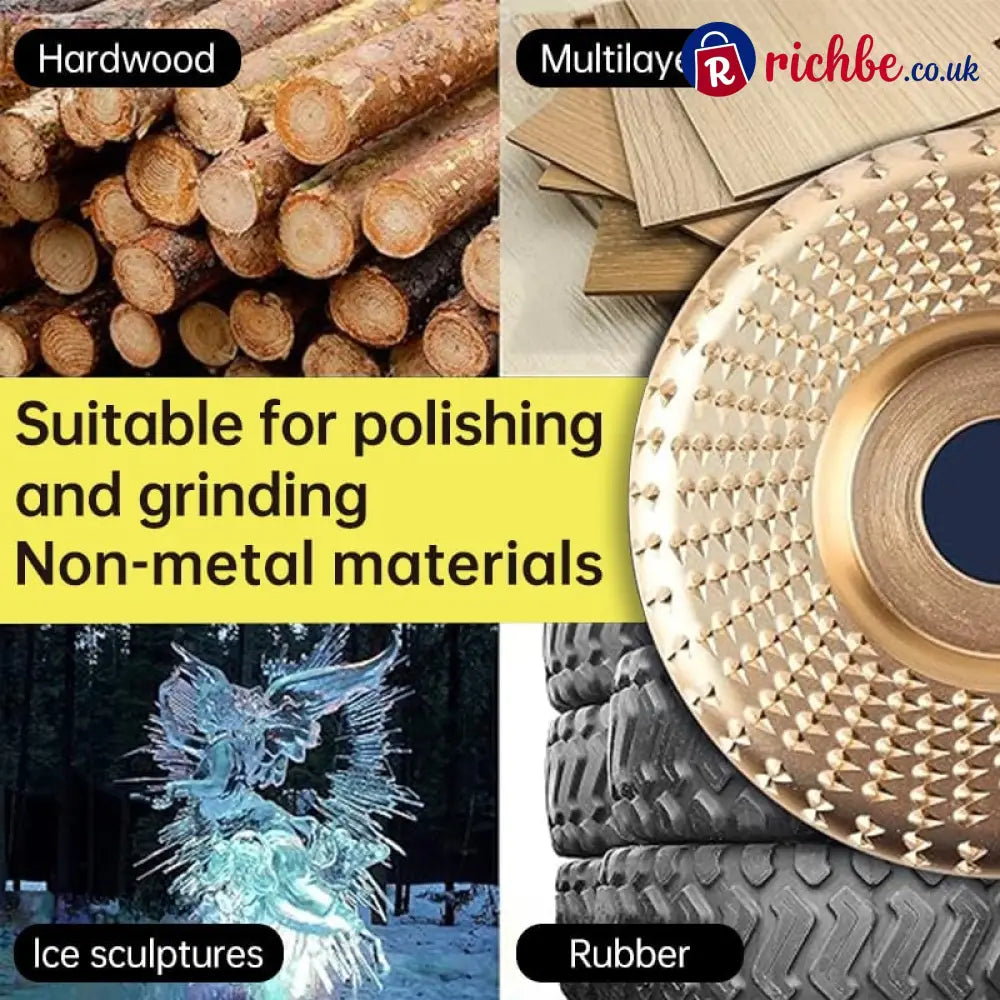 ⚒️Heavy-Duty Wood Carving Disc Set (3PCS)