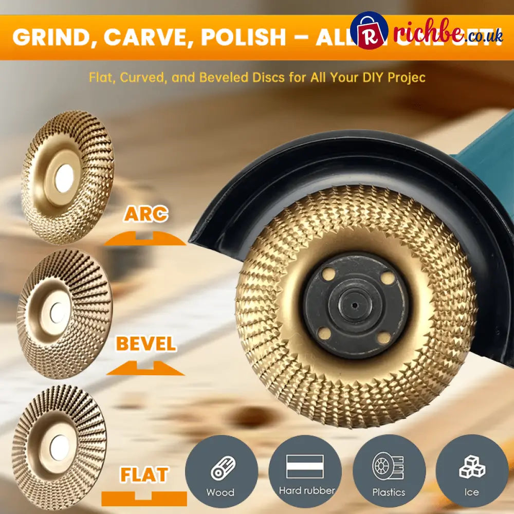 ⚒️Heavy-Duty Wood Carving Disc Set (3PCS)