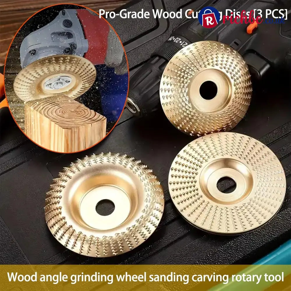 ⚒️Heavy-Duty Wood Carving Disc Set (3PCS)