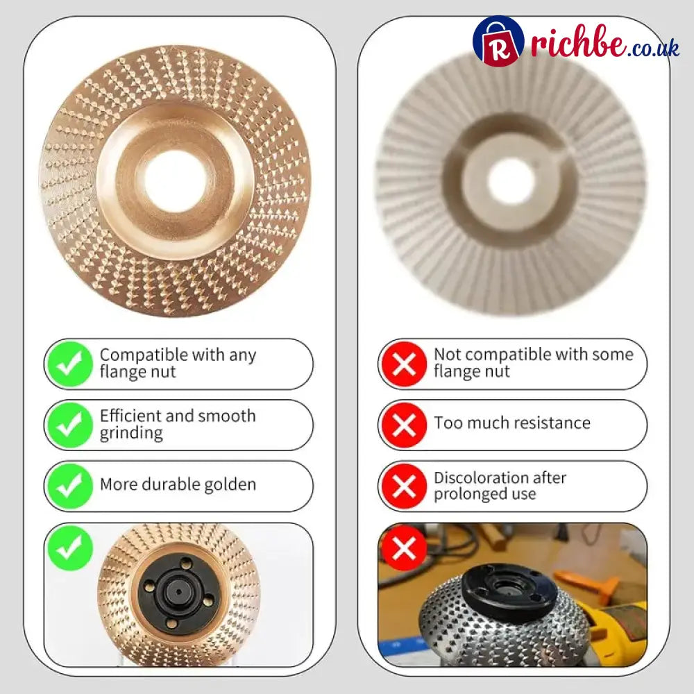 ⚒️Heavy-Duty Wood Carving Disc Set (3PCS)
