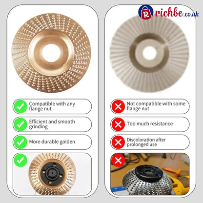 ⚒️Heavy-Duty Wood Carving Disc Set (3PCS)