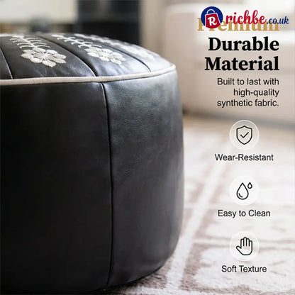 High-end luxury-quality leather Versatile Round Storage Seat - Hot Sale