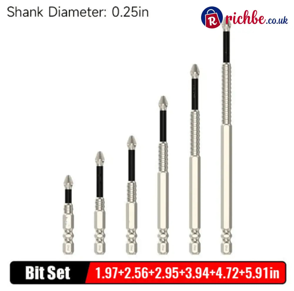 🔥🔨High-Magnetic Screwdriver Drill Bit Set