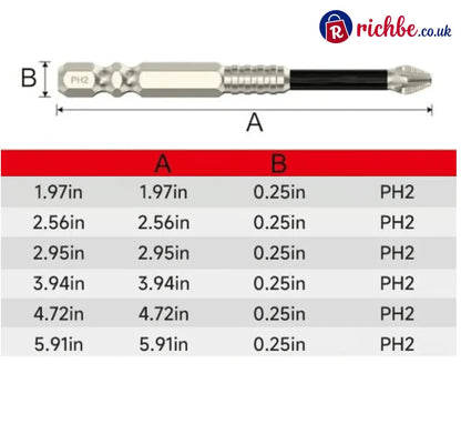 🔥🔨High-Magnetic Screwdriver Drill Bit Set