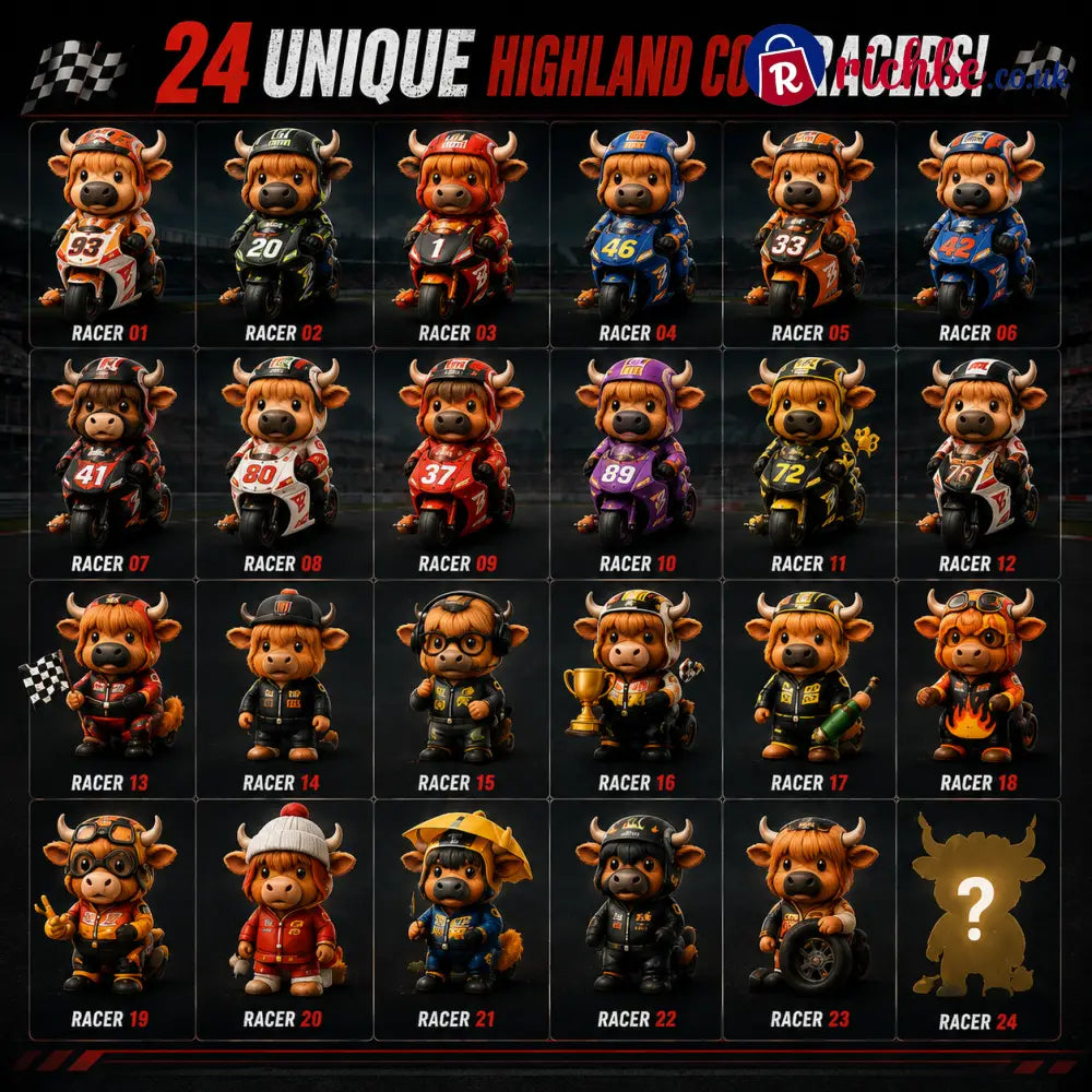 🐮🏍️ HIGHLAND COW MOTO ADVENT CALENDAR 2026