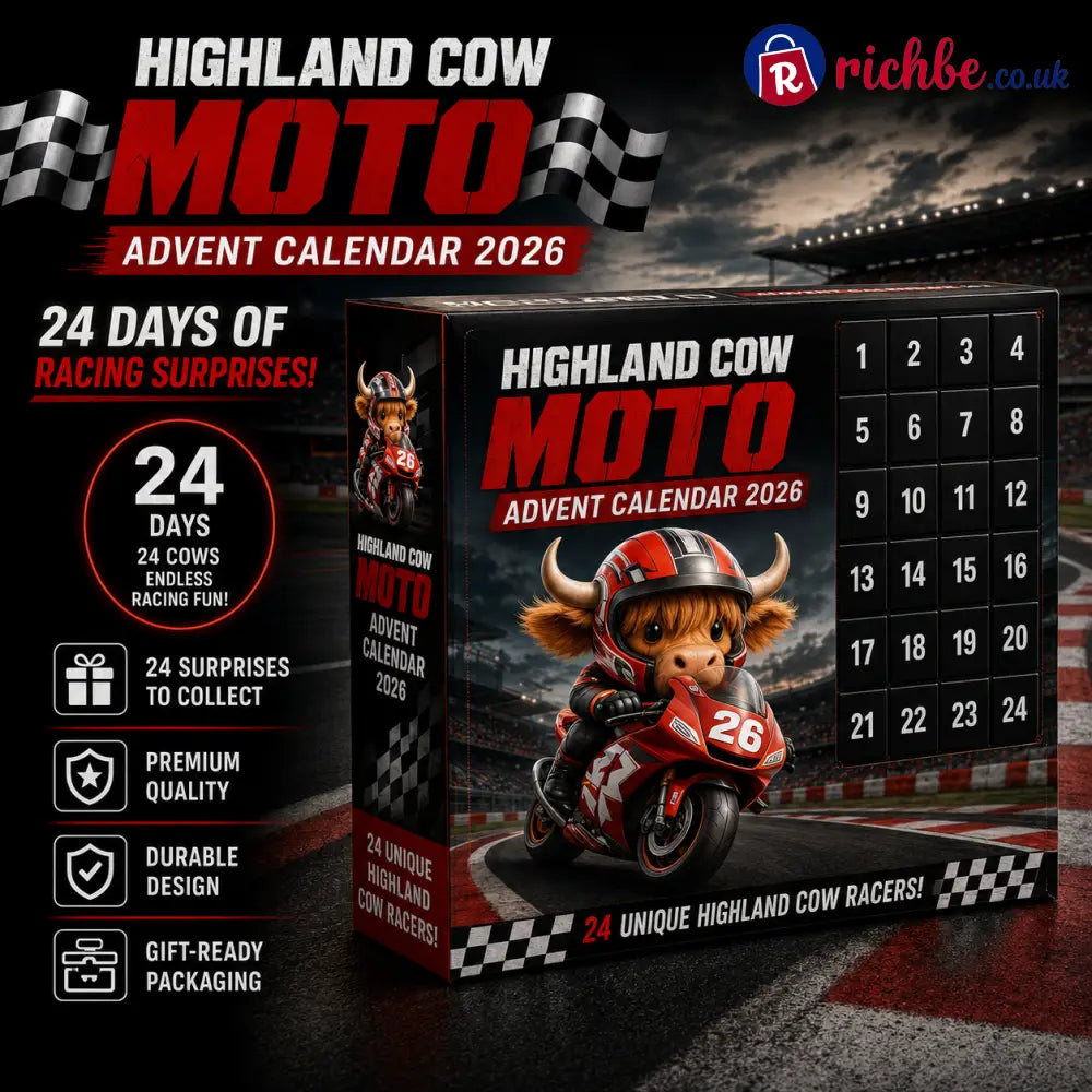 🐮🏍️ HIGHLAND COW MOTO ADVENT CALENDAR 2026