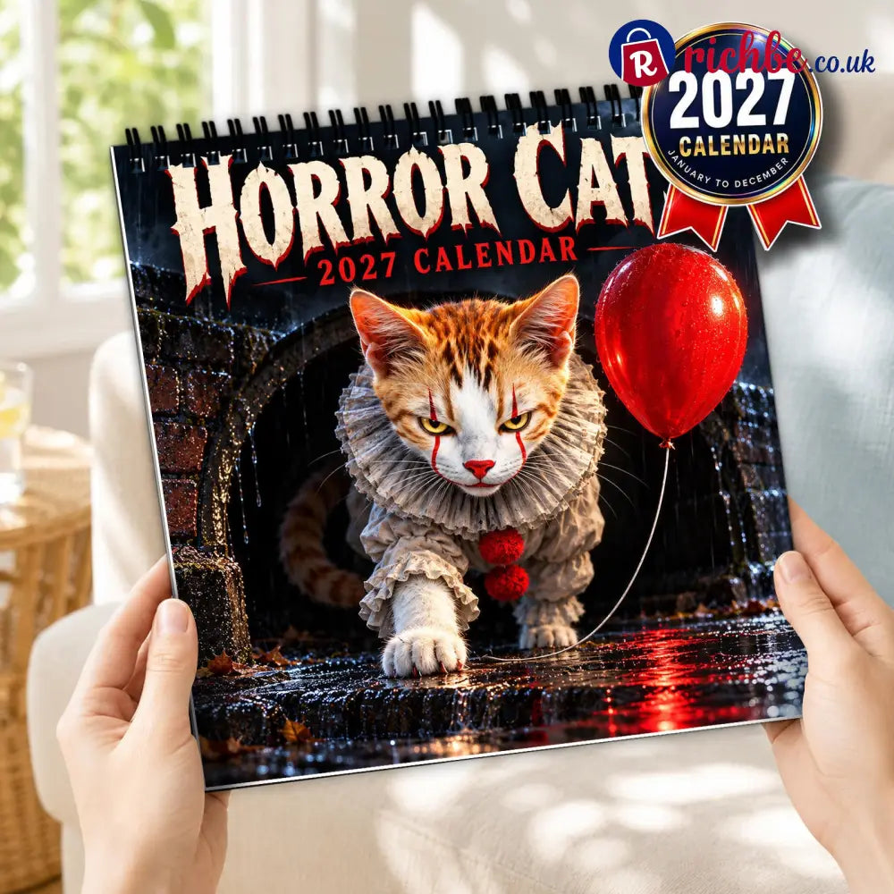 Horror Cats 2027 Calendar - HD-658 恐怖猫日历