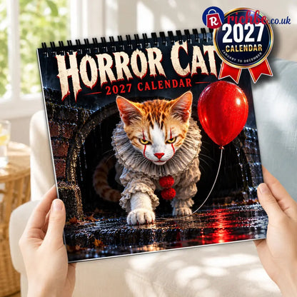 Horror Cats 2027 Calendar - HD-658 恐怖猫日历