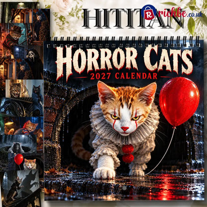 Horror Cats 2027 Calendar - HD-658 恐怖猫日历
