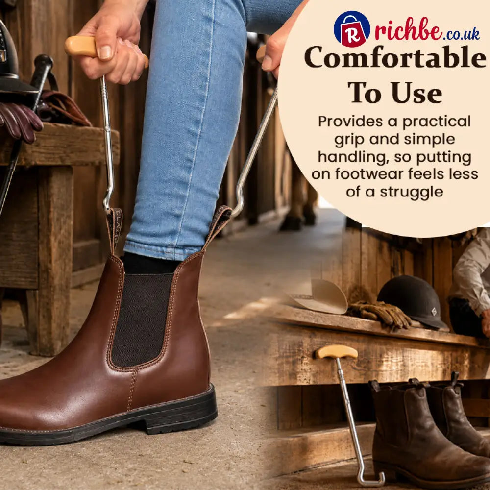 👞 Horse-Shaped Shoe Horn Hook for Easy Wear