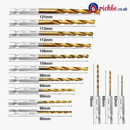 🔥Hot Sale🔧13PCS Multipurpose Drill Bit Set - 13PCS - Tools & Gadgets