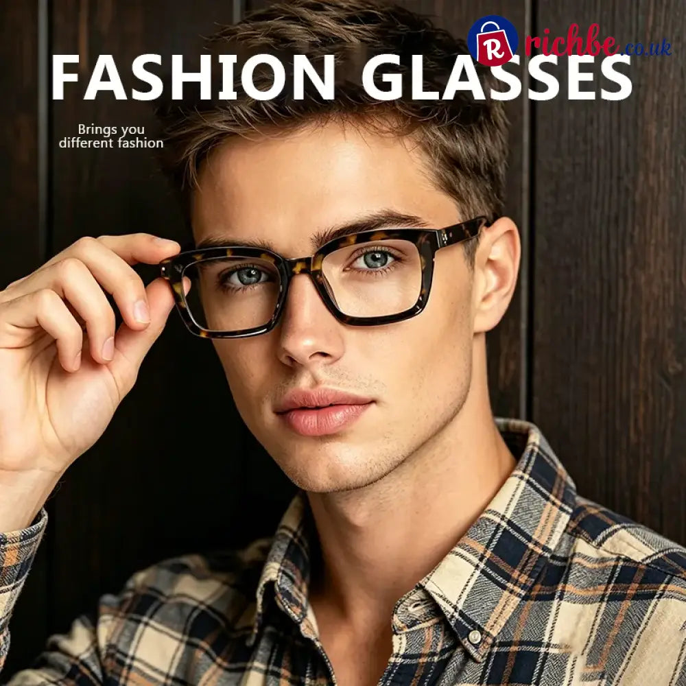 🔥Hot Sale-✨👓3 Pack Tortoiseshell Reading Glasses – Blue Light Blocking Oversized Square Readers