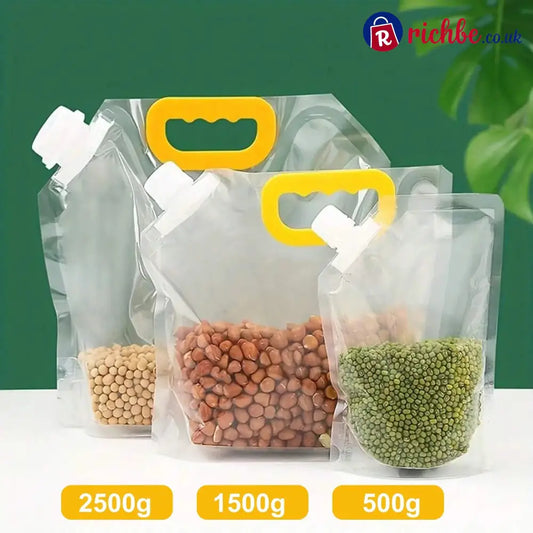 🔥Hot sale 30% OFF🌾 Airtight Grain Storage Bags with Handle - 500g-5PCS