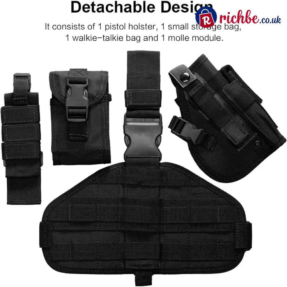 Hot Sale 40% OFF🔥Tactical Adjustable Thigh Holster for Right-Handed Users