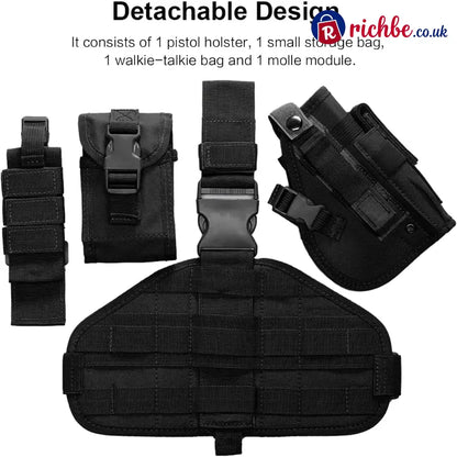 Hot Sale 40% OFF🔥Tactical Adjustable Thigh Holster for Right-Handed Users