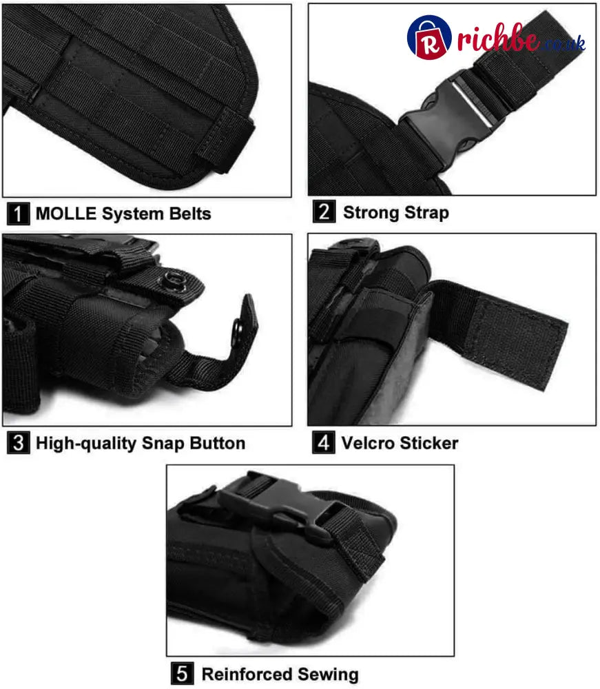 Hot Sale 40% OFF🔥Tactical Adjustable Thigh Holster for Right-Handed Users
