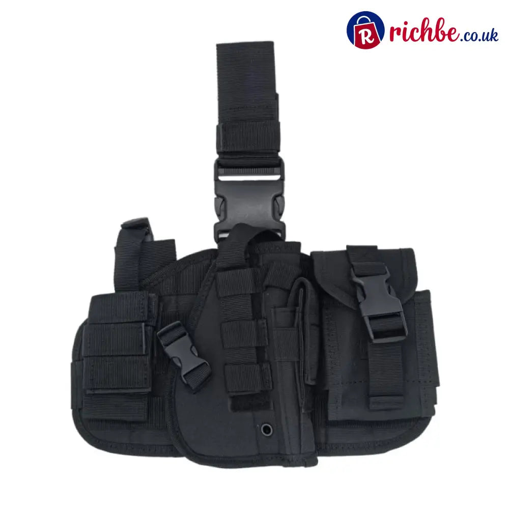 Hot Sale 40% OFF🔥Tactical Adjustable Thigh Holster for Right-Handed Users - Black