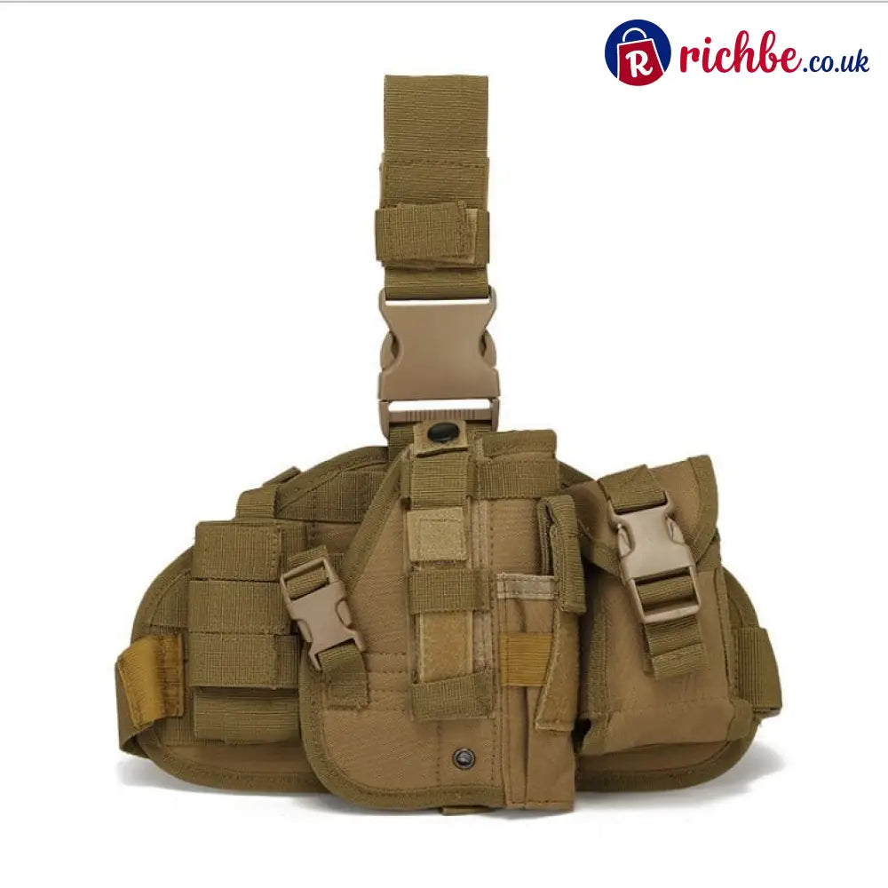 Hot Sale 40% OFF🔥Tactical Adjustable Thigh Holster for Right-Handed Users - Khaki