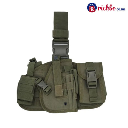Hot Sale 40% OFF🔥Tactical Adjustable Thigh Holster for Right-Handed Users - Military Green