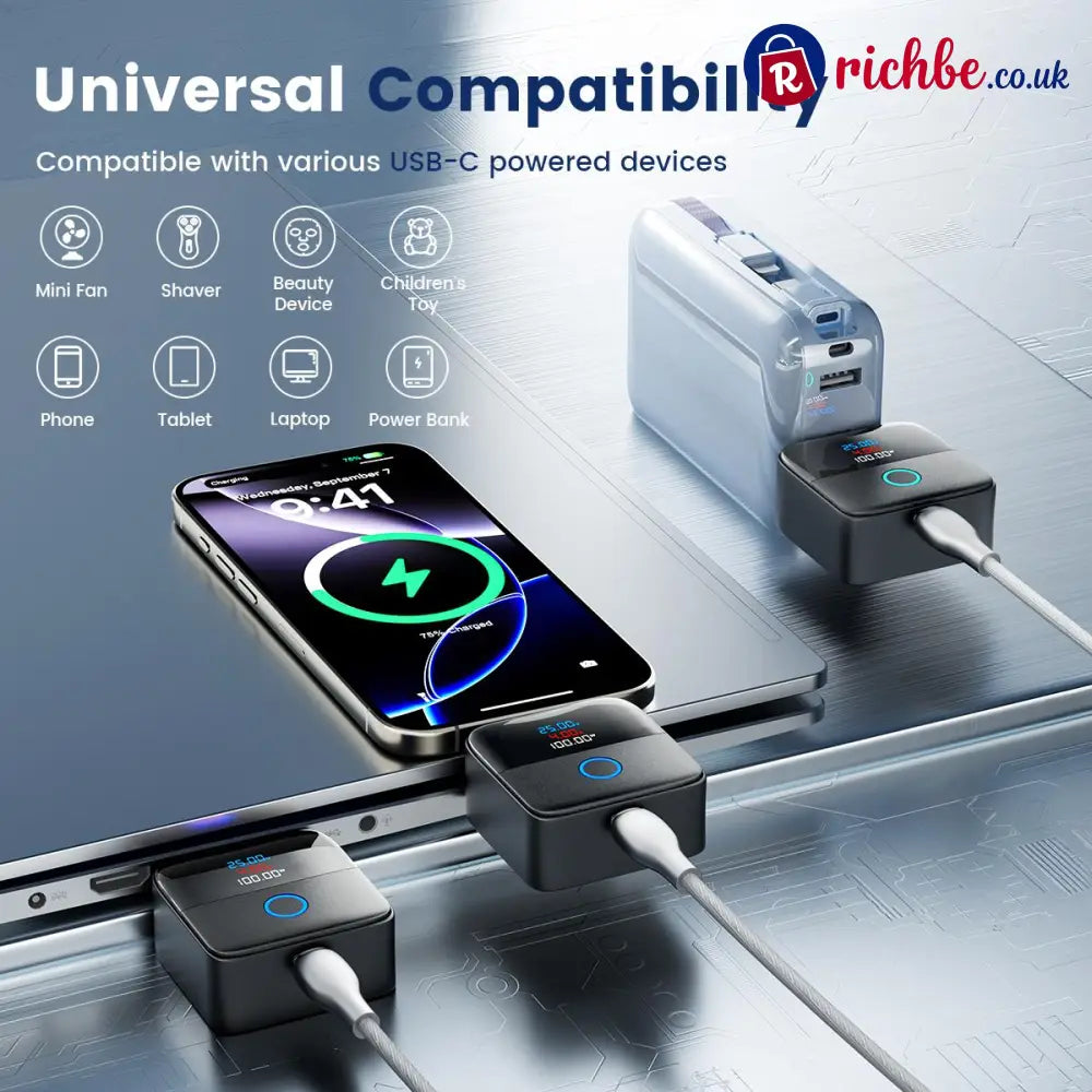 🔥HOT SALE 49% OFF🔋🔌140W Type-C Physical-Disconnect Battery Guard – Smart Auto Power Cut-Off ⚡📱