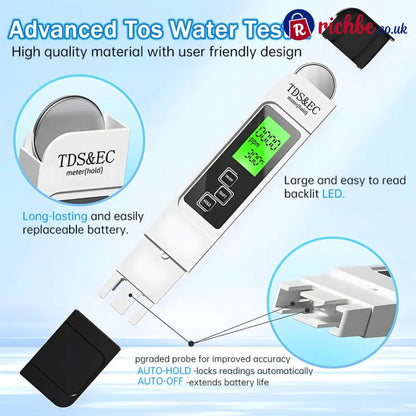 🔥Hot Sale 49% OFF🔥2026 All-New 4 in 1 Digital Water Tester