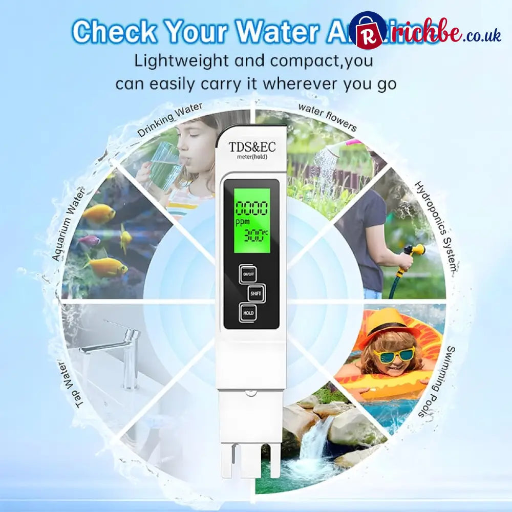 🔥Hot Sale 49% OFF🔥2026 All-New 4 in 1 Digital Water Tester