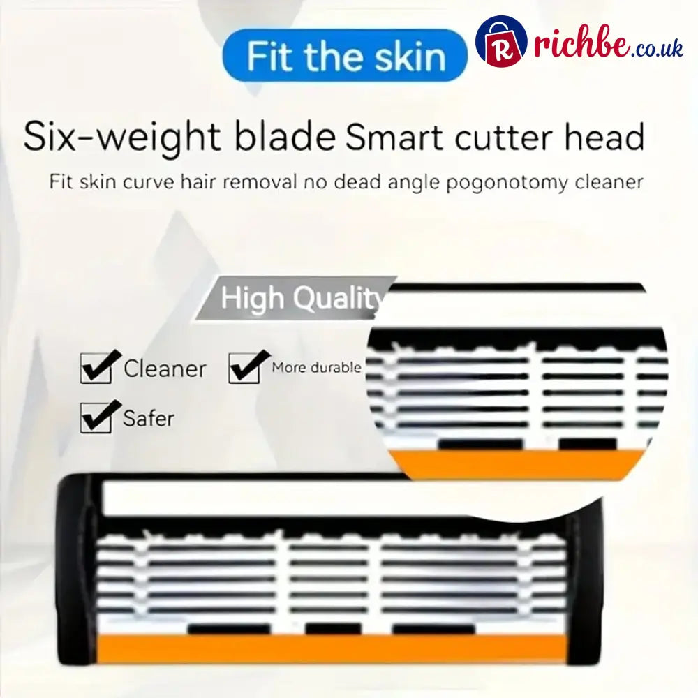 Hot Sale 49% OFF 🔥24Pcs Men’s Razor Blade Replacement with Handle