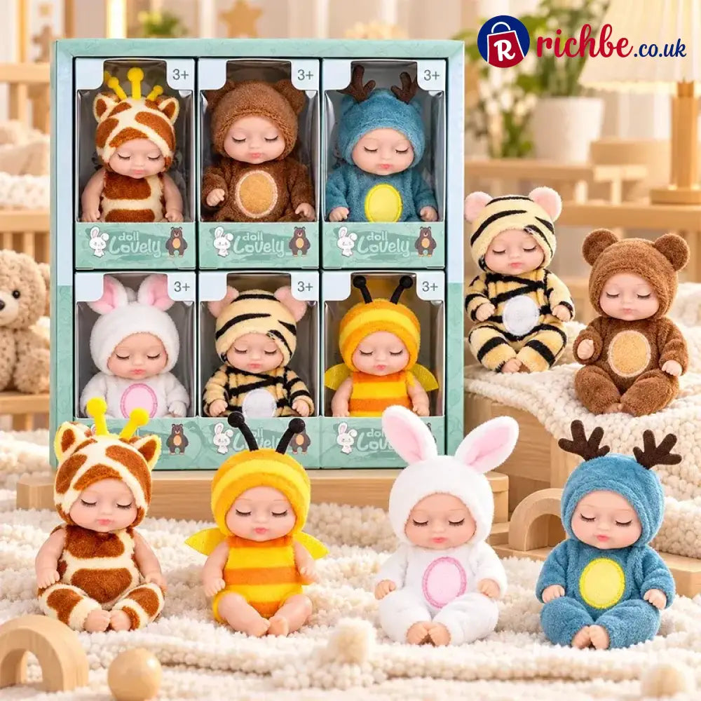 💕HOT SALE 49% OFF🧸Mini Reborn Baby Dolls Lifelike Realistic Baby Dolls👼🎁 - 1 set of 6 styles（6 pcs）🔥Recommend - Hot