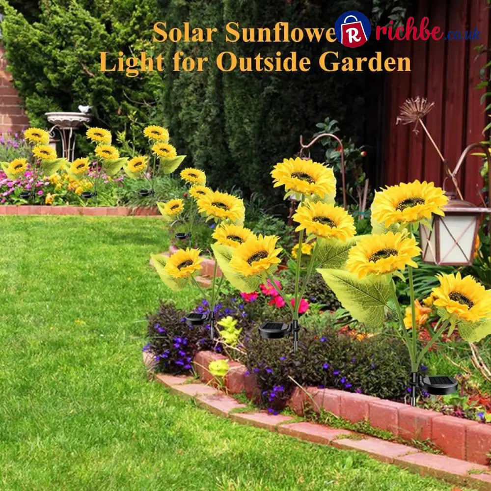 🔥Hot Sale 49% OFF🌞Solar LED Sunflower Garden Lights
