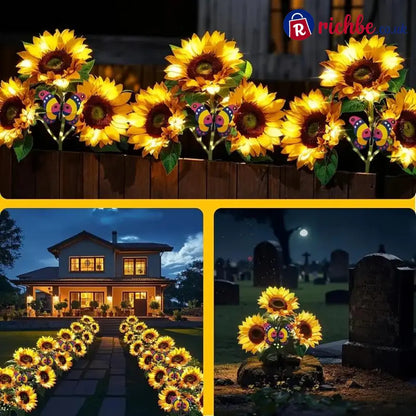 🔥Hot Sale 49% OFF🌞Solar LED Sunflower Garden Lights