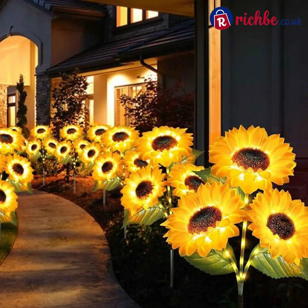 🔥Hot Sale 49% OFF🌞Solar LED Sunflower Garden Lights
