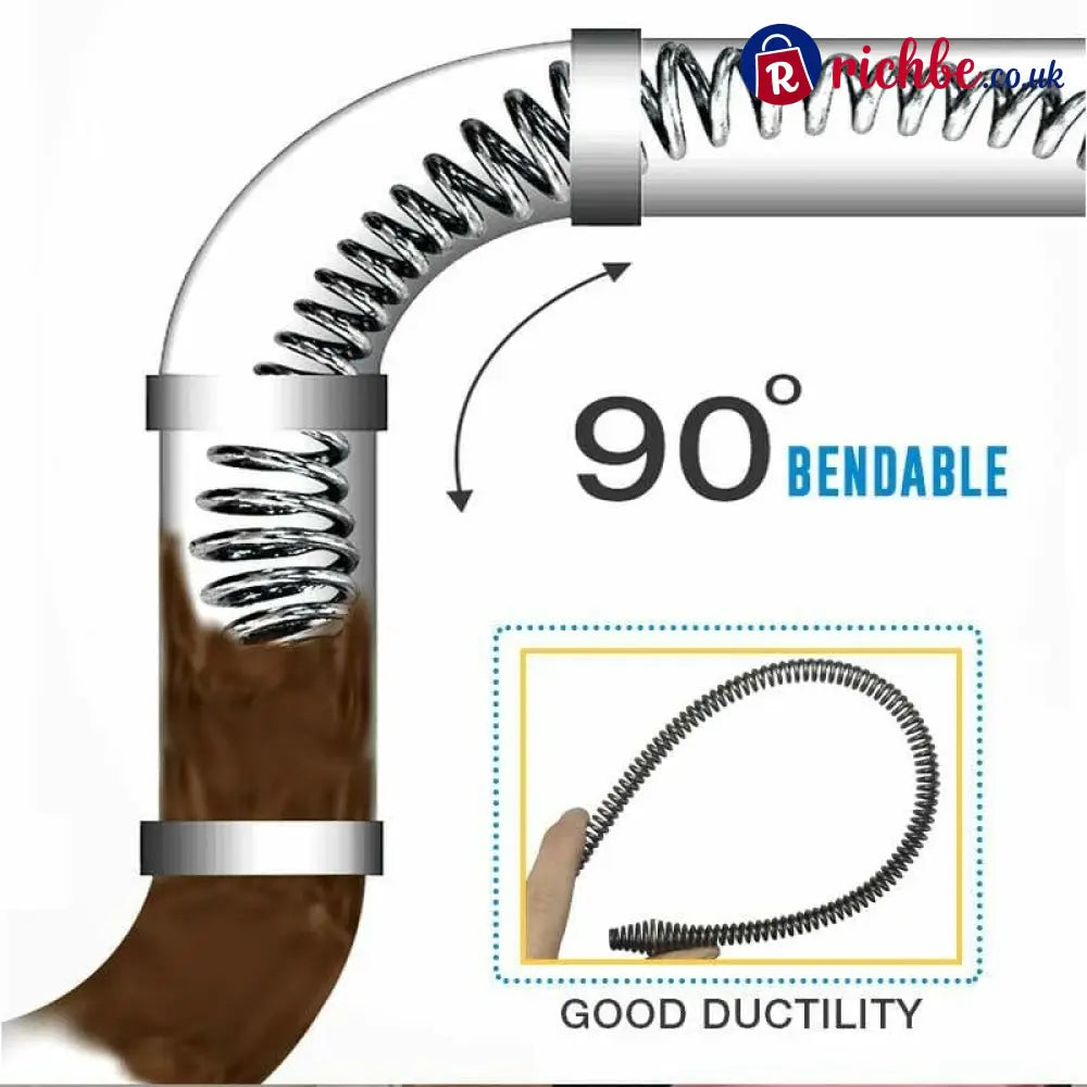 🔥HOT SALE🔥Electric Drain Dredging Spring - Professional Auger Cable for Unclogging Sinks, Bathtubs & Sewer Pipes