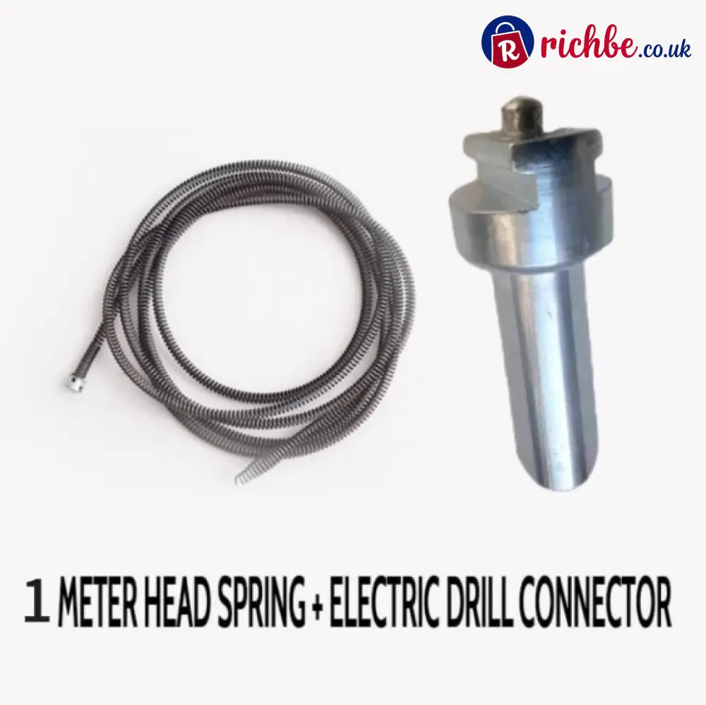 🔥HOT SALE🔥Electric Drain Dredging Spring - Professional Auger Cable for Unclogging Sinks, Bathtubs & Sewer Pipes