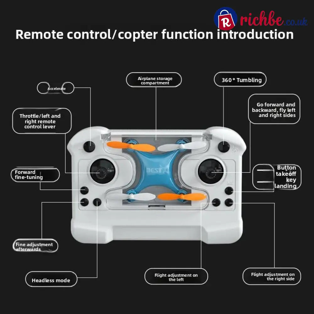 ✨Hot Sale Promotion 49% OFF🎉 New mini unmanned small four-axis remote control aircraft toy