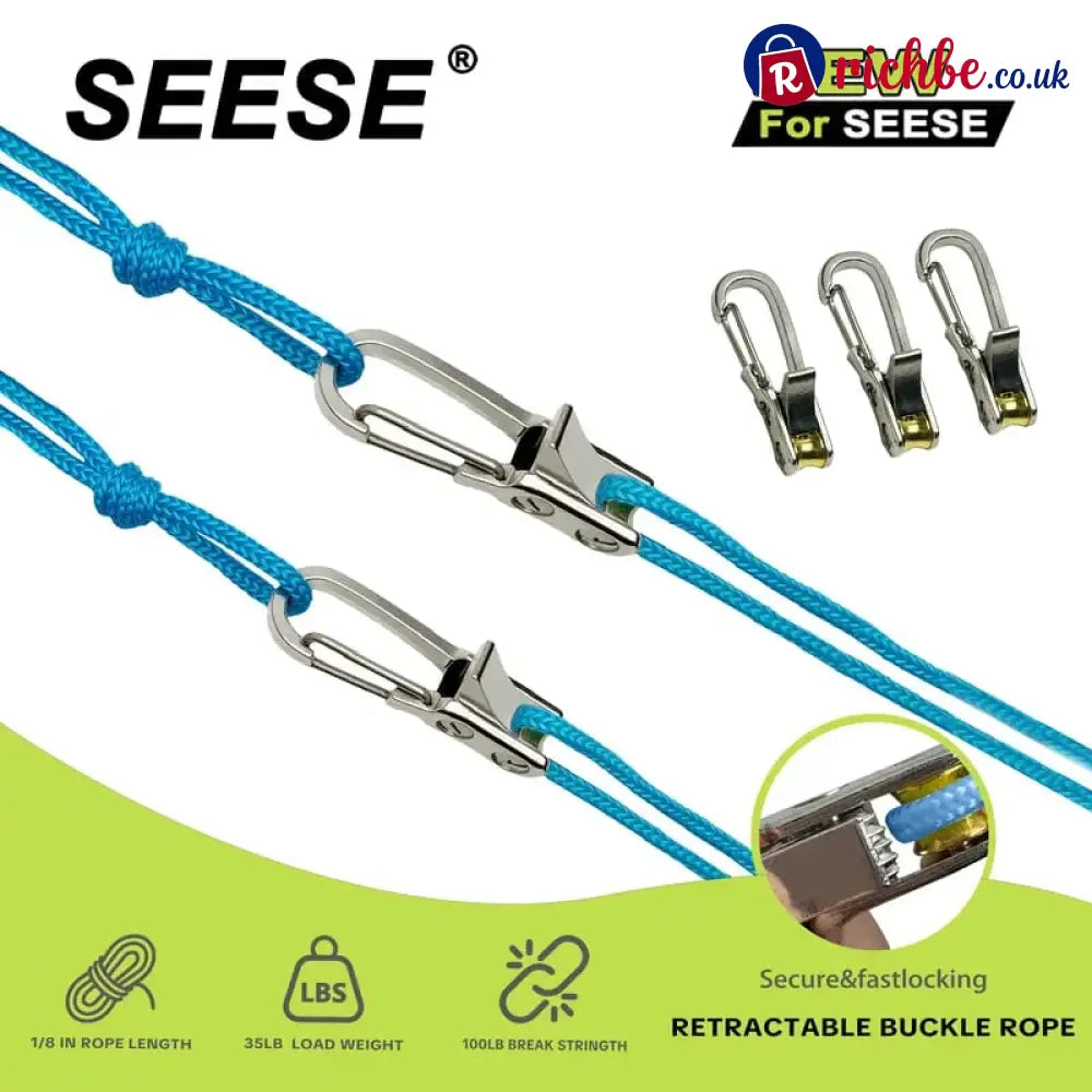 🎁Hot Sale Promotion 49% OFF🔥 Retractable Buckle Rope - 2 sets