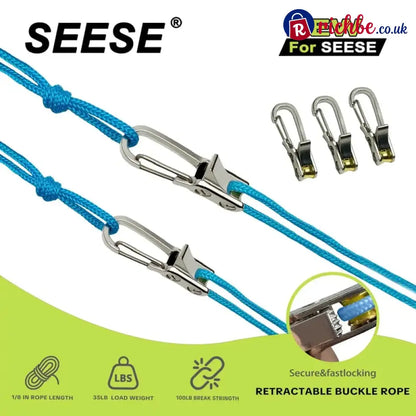 🎁Hot Sale Promotion 49% OFF🔥 Retractable Buckle Rope - 2 sets