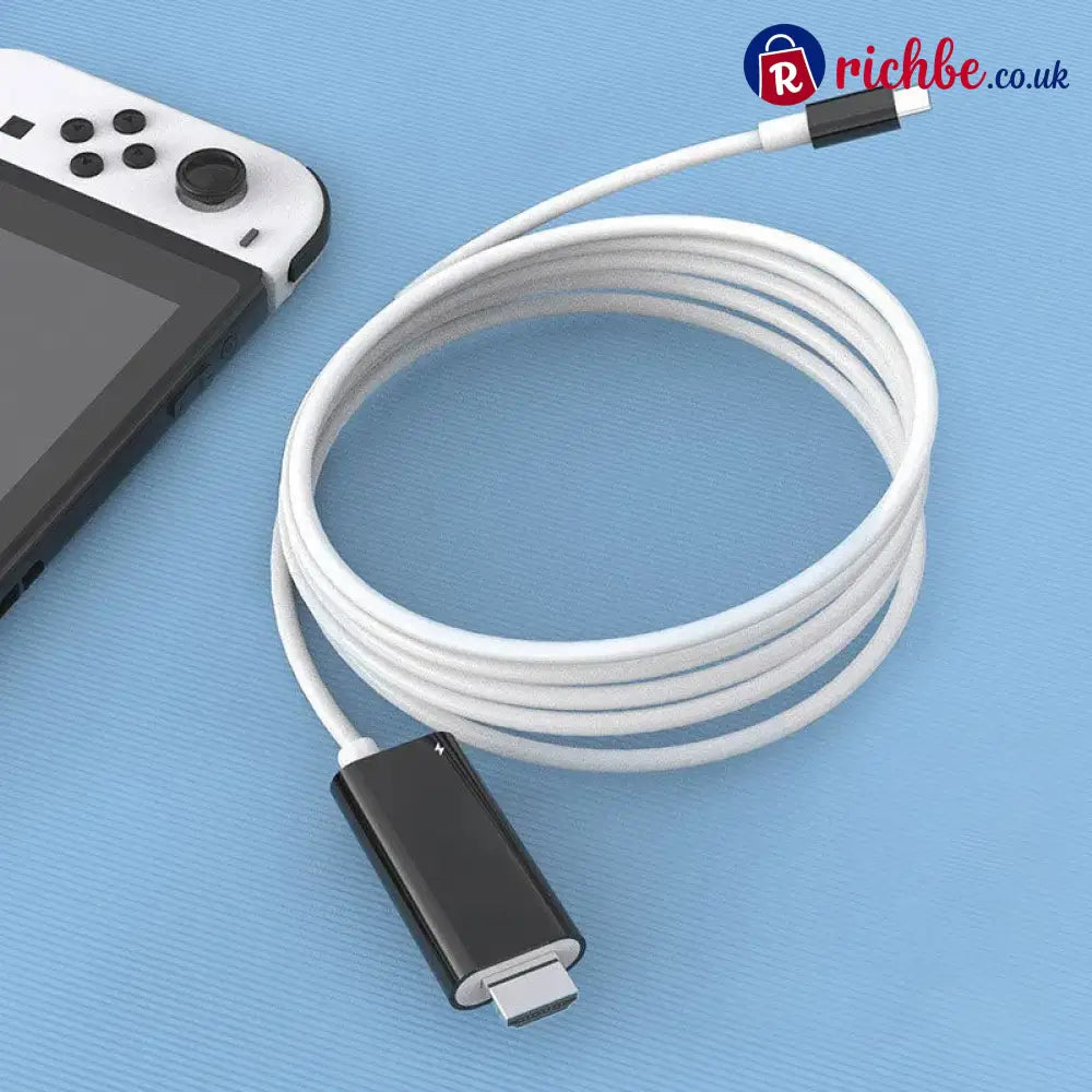 🔥HOT SALE🔥USB-C to HDMI Adapter Cable for Switch - White-Black - Hot Sale