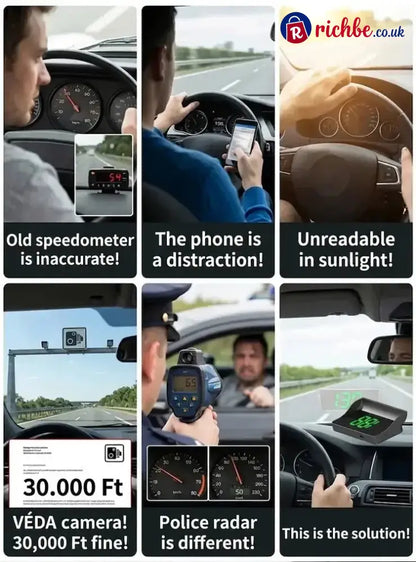 🔥hot Sell Today | Head-up Display Auto Gps Digitaler Tacho