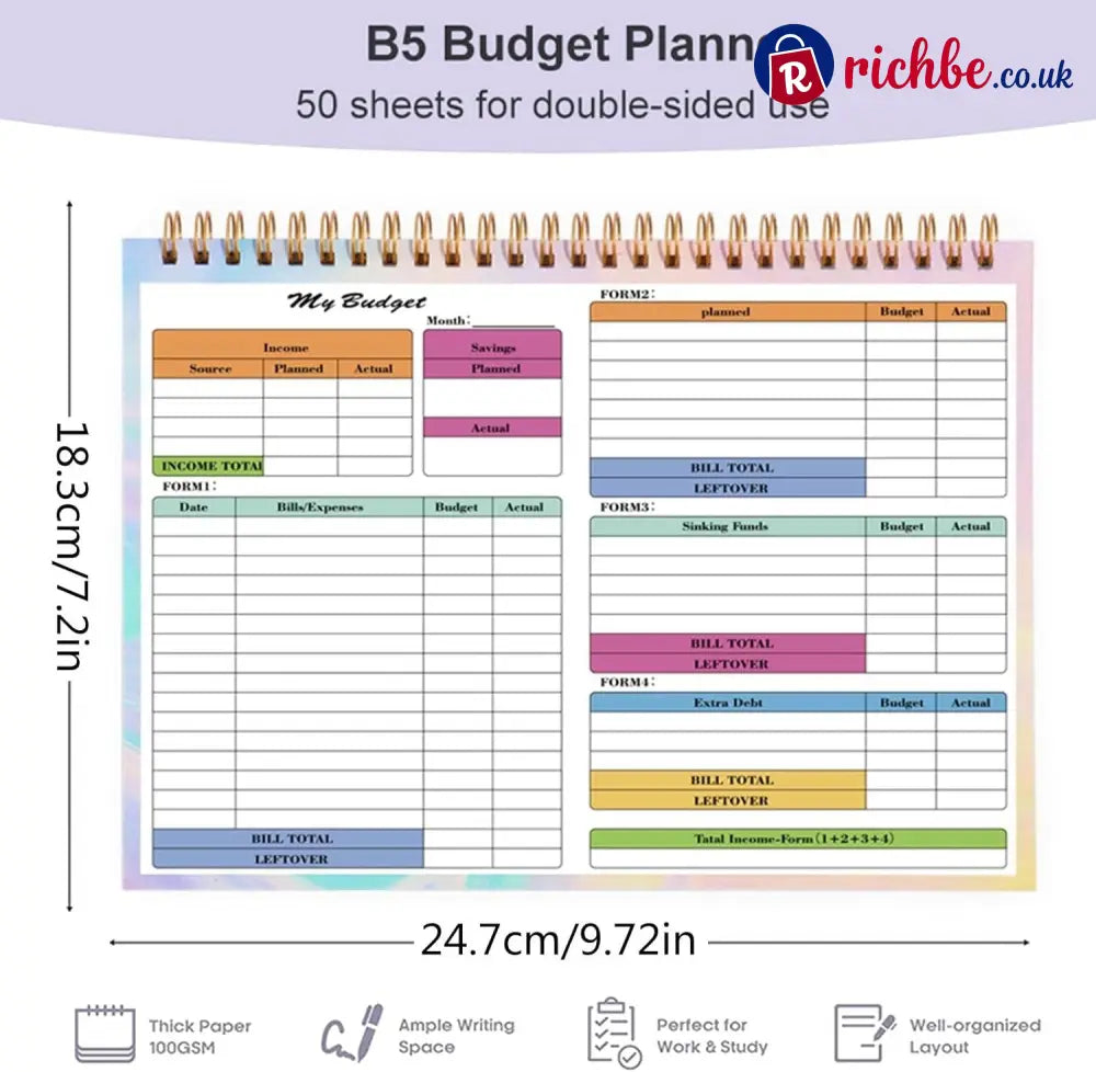Household Expense Book – Daily & Weekly Budget Planner