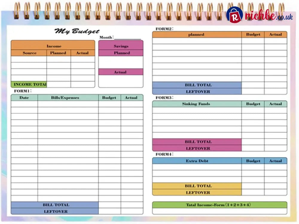 Household Expense Book – Daily & Weekly Budget Planner