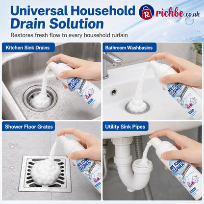 Household Pipe Foam Cleaner & Deodorizer - Cleaning & Odor