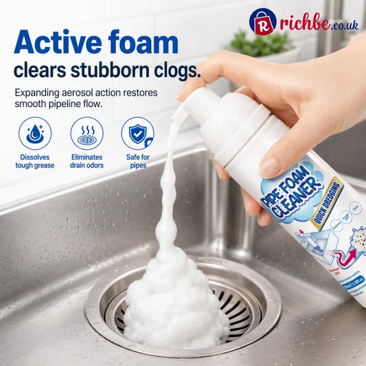 Household Pipe Foam Cleaner & Deodorizer - Cleaning & Odor