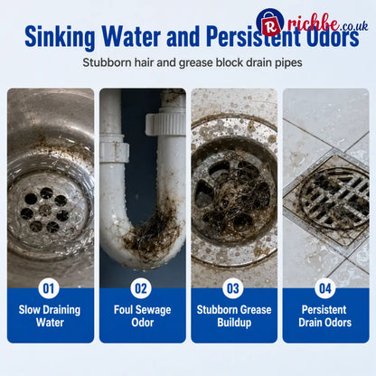 Household Pipe Foam Cleaner & Deodorizer - Cleaning & Odor