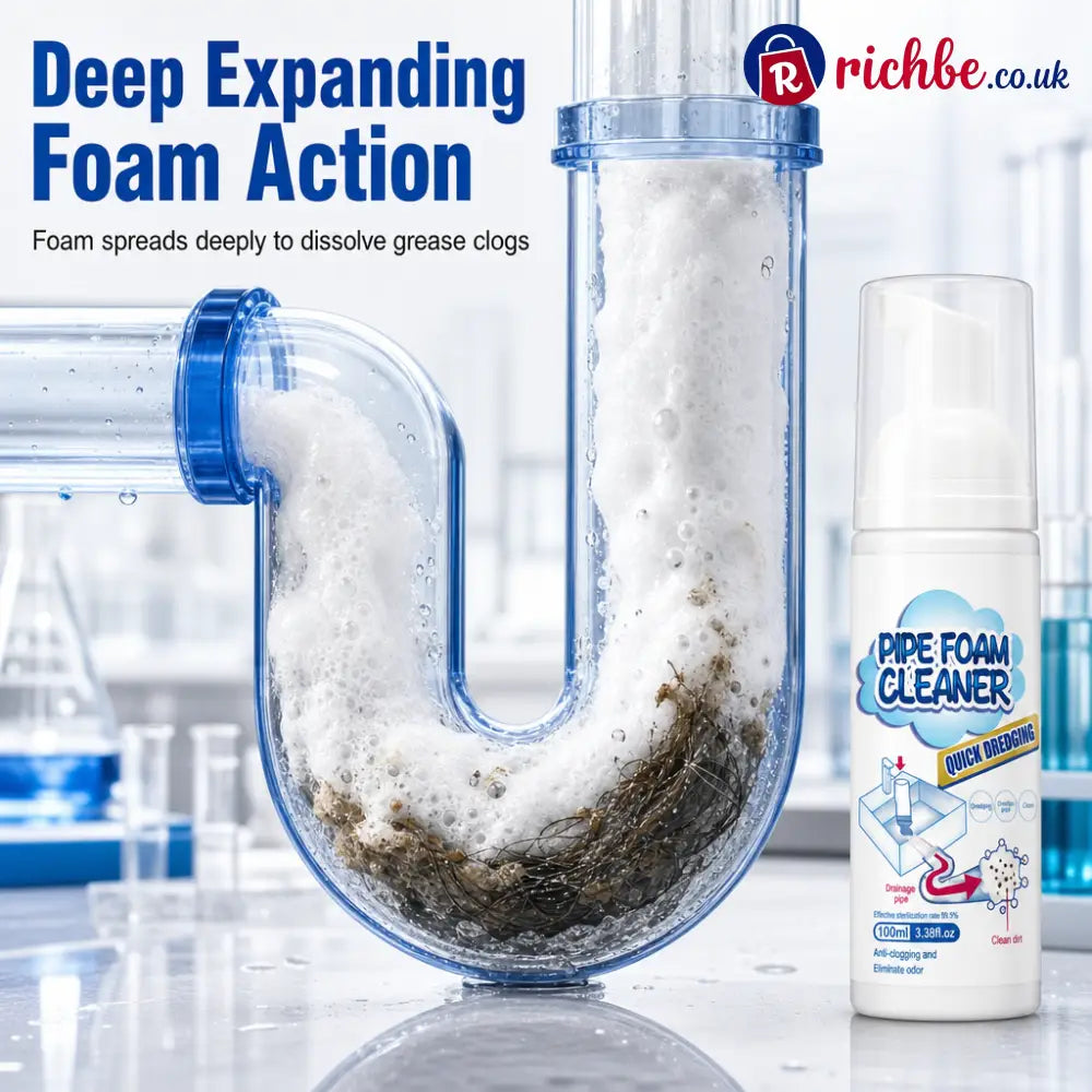 Household Pipe Foam Cleaner & Deodorizer - Cleaning & Odor