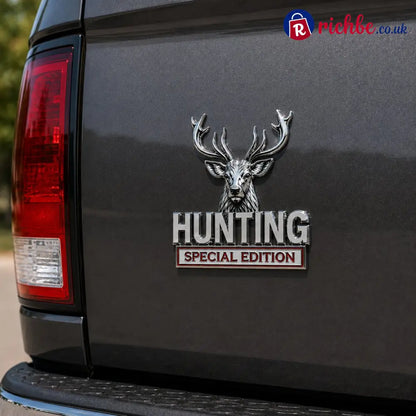 🦌 HUNTING Special Edition 3D Chrome Metal Car Emblem