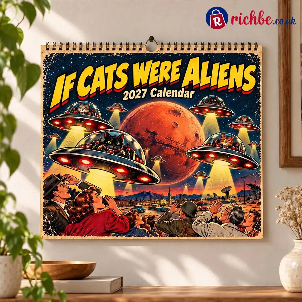 👽🐱If Cats Were Aliens 2027 Calendar